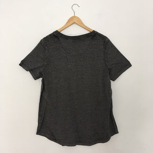 Grey T shirt with Front Pocket