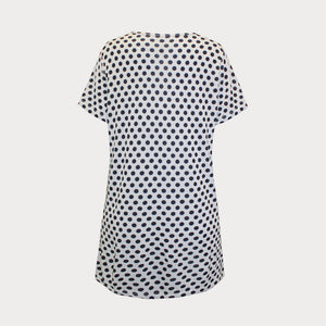Spotty short sleeve top