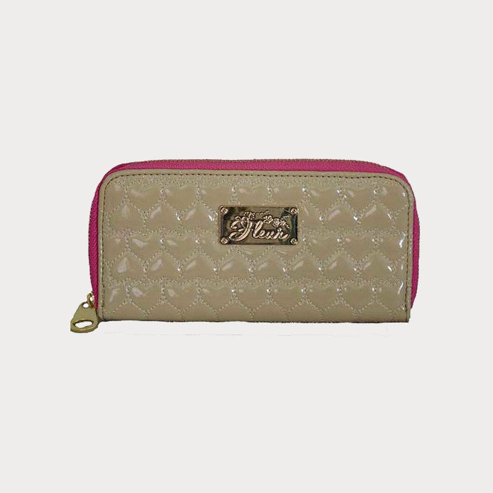 Tan Quilted Purse