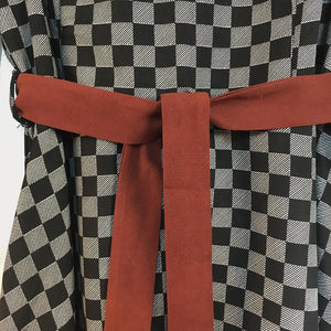 Checked vintage-style swing dress