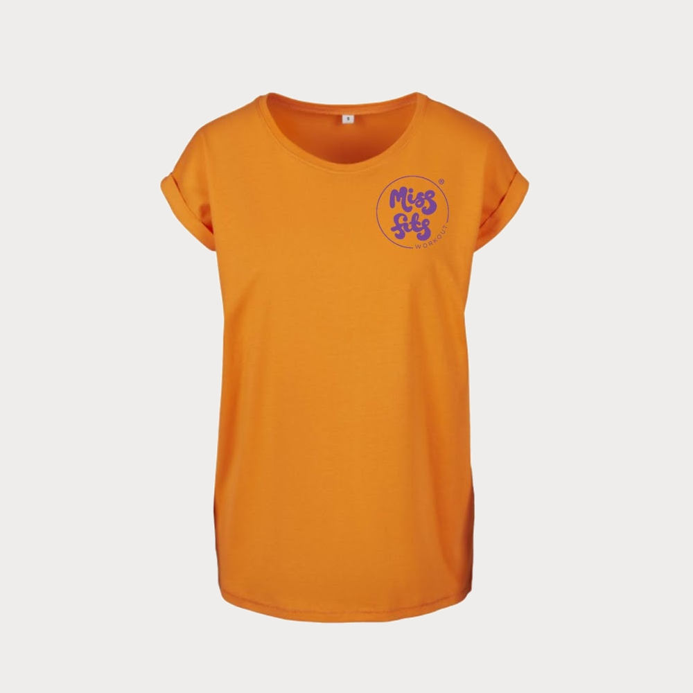 MissFits Workout Orange Slouchy T Shirt