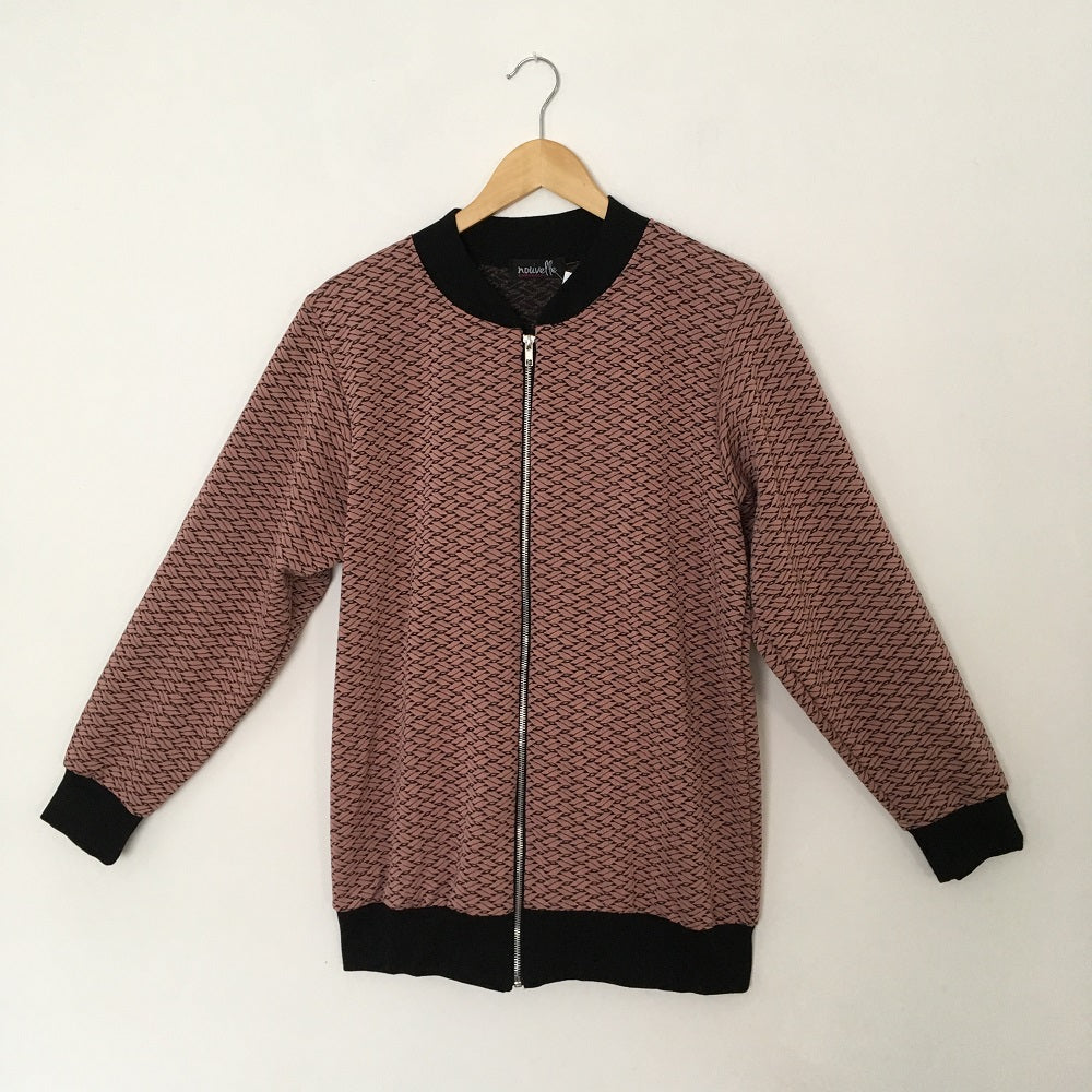 Dusky Pink Bomber Jacket