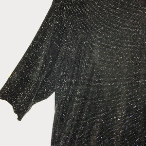 Silver and Black Sparkle Shrug
