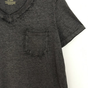 Grey T shirt with Front Pocket